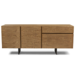 Μπουφές Minimal από δρυς και λάκα ελληνικής κατασκευής 180x80x40cm