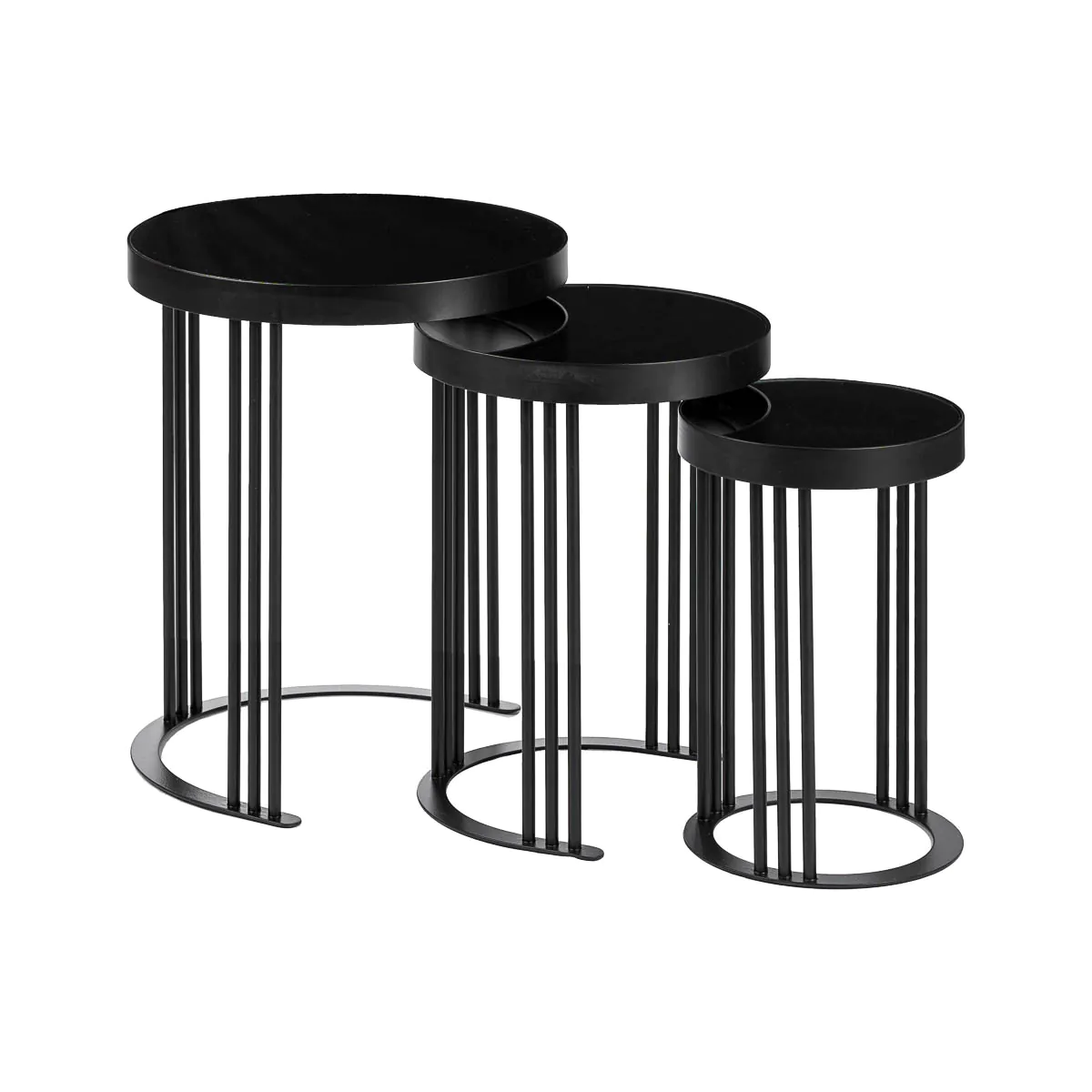 epipla-trifonMIAMI-BLACK ΤΡΑΠΕΖΑΚΙ Μ10 - Image 1