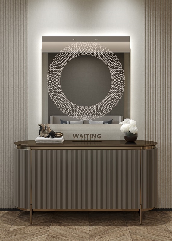 Έπιπλα Τρύφων - Χειροποίητος Φωτιζόμενος (Θερμό φως) Καθρέφτης LED GlamMirrors  τετράγωνος 90cm*90cm*4cm  / GM01s-W-90*90