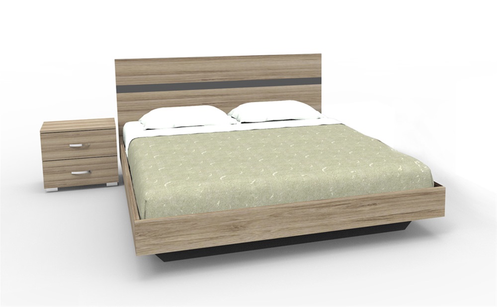 Έπιπλα Τρύφων - ΧΕΡΙ ΞΥΛΟ  Σετ Κρεβατοκάμαρας Νο3, 2τμχ για στρώμα 160Χ200cm - ΚΩΔ. 06-14-02