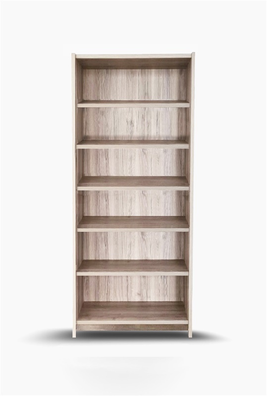 Έπιπλα Τρύφων - ΧΕΡΙ ΞΥΛΟ ΒΙΒΛΙΟΘΗΚΗ Α4 ΑΝΟΙΧΤΗ 6 ΡΑΦΙΑ - 85x41x200cm Y