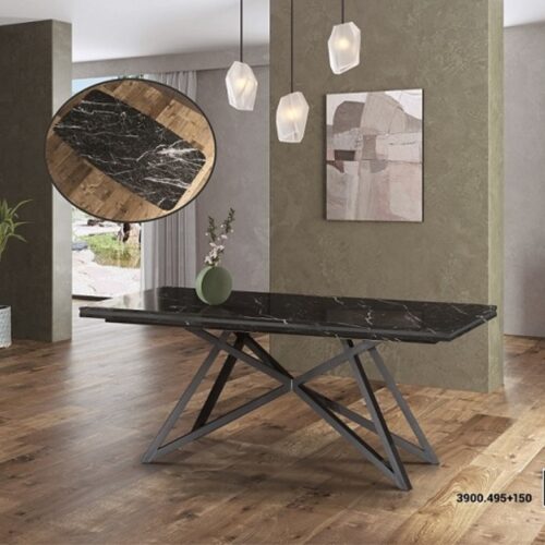 Έπιπλα Τρύφων - ΧΕΡΙ ΞΥΛΟ ΤΡΑΠΕΖΙ ΔΕΙΠΝΟΥ MARBLE FACE - ΚΩΔ. 3900
