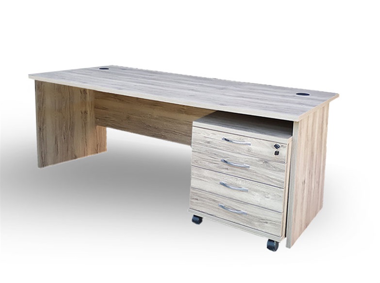 Έπιπλα Τρύφων - ΧΕΡΙ ΞΥΛΟ ΕΠΑΓΓΕΛΜΑΤΙΚΟ ΓΡΑΦΕΙΟ (1 ΤΕΜ) - 180x80x75cm Y