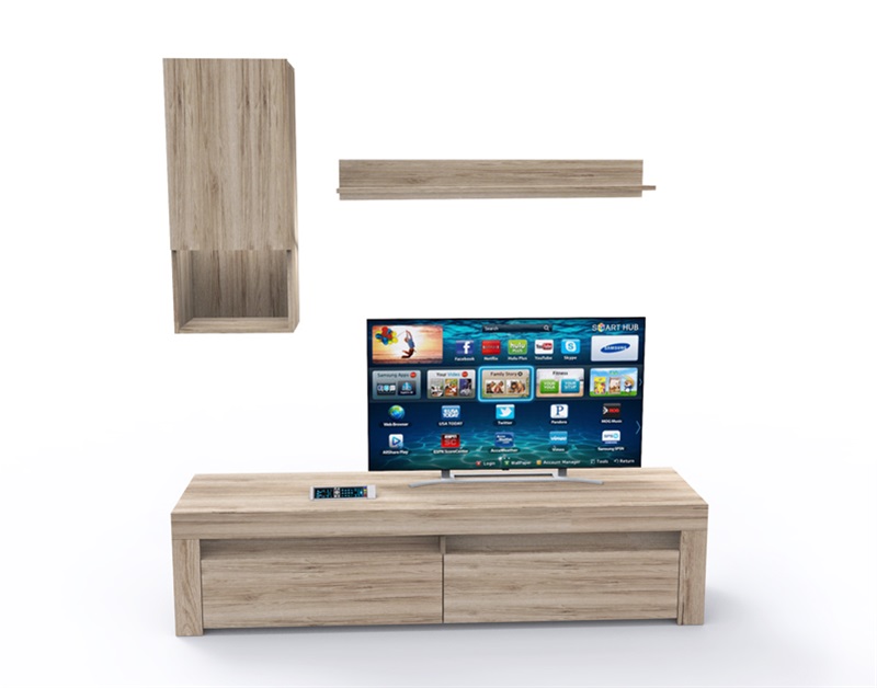 Έπιπλα Τρύφων - ΧΕΡΙ ΞΥΛΟ ΣΥΝΘΕΤΟ ΝΕΤ 3 - ΚΩΔ. 11-20-- ΜΗΚΟΣ ΣΥΝΘΕΣΗΣ 180cm x 45cm x 200cm, ΜΗΚΟΣ TV 180cm, ΡΑΦΙ 90cm