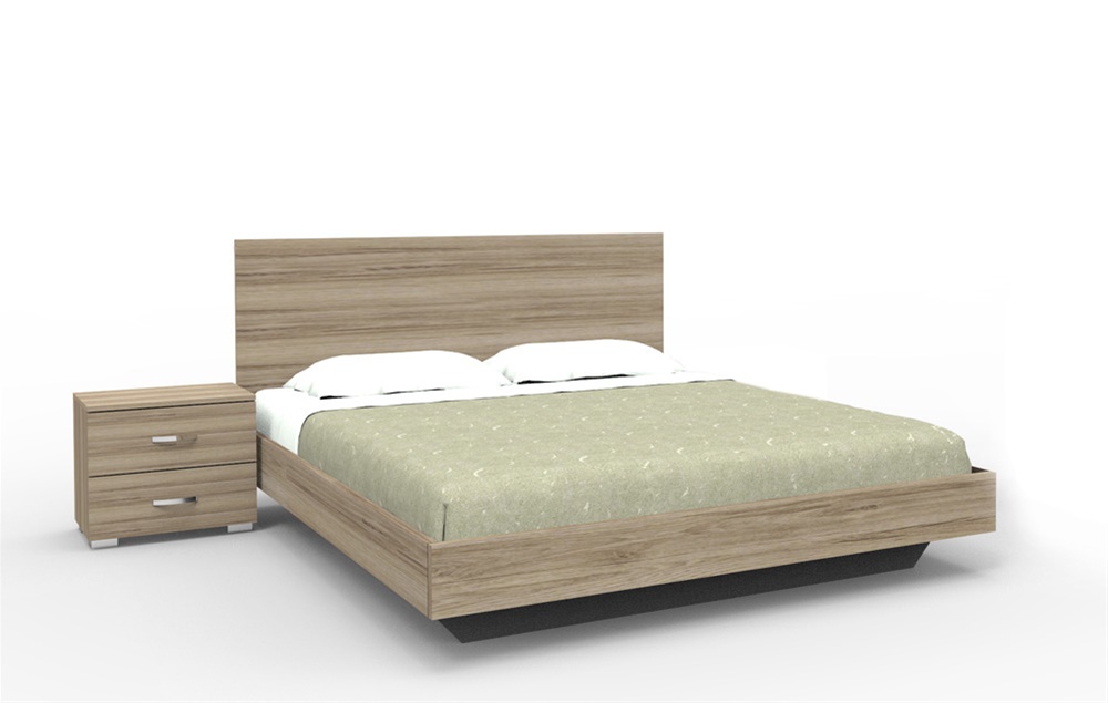 Έπιπλα Τρύφων - ΧΕΡΙ ΞΥΛΟ  Σετ Κρεβατοκάμαρας NET-MINIMAL 2τμχ για στρώμα 160Χ200 - ΚΩΔ. 06-10-02