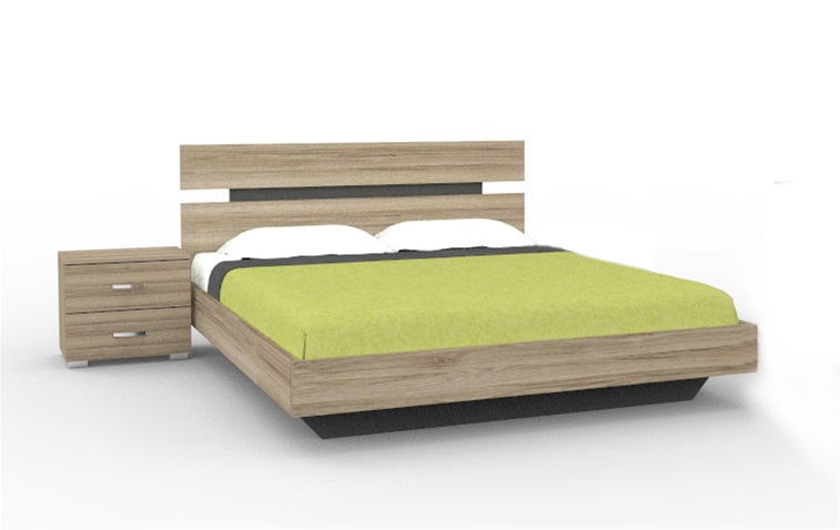 Έπιπλα Τρύφων - ΧΕΡΙ ΞΥΛΟ Σετ Κρεβατοκάμαρας Νο2, 2τμχ για στρώμα 160Χ200 - ΚΩΔ. 06-13-02