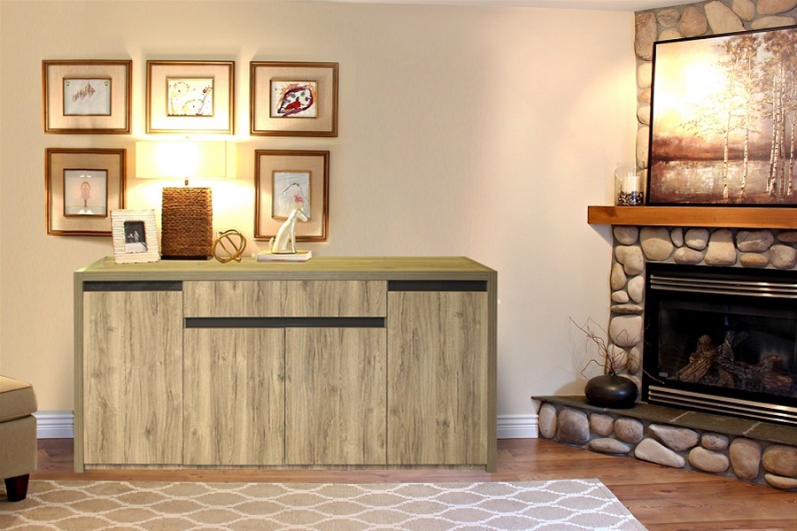 Έπιπλα Τρύφων - ΧΕΡΙ ΞΥΛΟ Μπουφές JOY - ΚΩΔ. 12-02-- 190x90x45