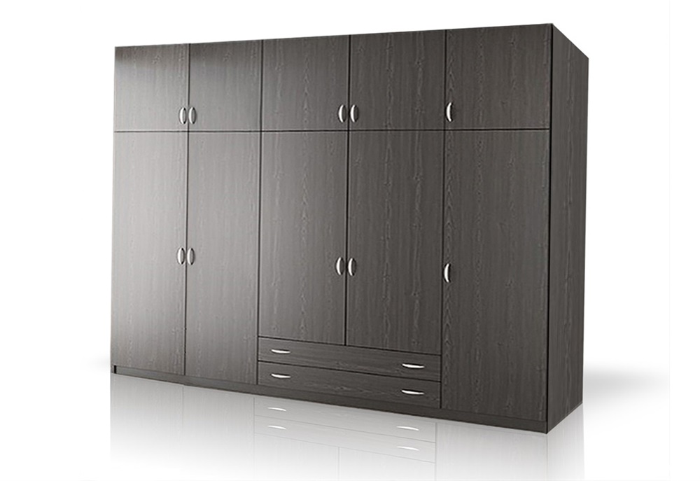 Έπιπλα Τρύφων - ΧΕΡΙ ΞΥΛΟ Ντουλάπα 5φυλλη με πατάρι 250cm  x 60cm x 240 ύψος --ΚΩΔ.:10-06-5f