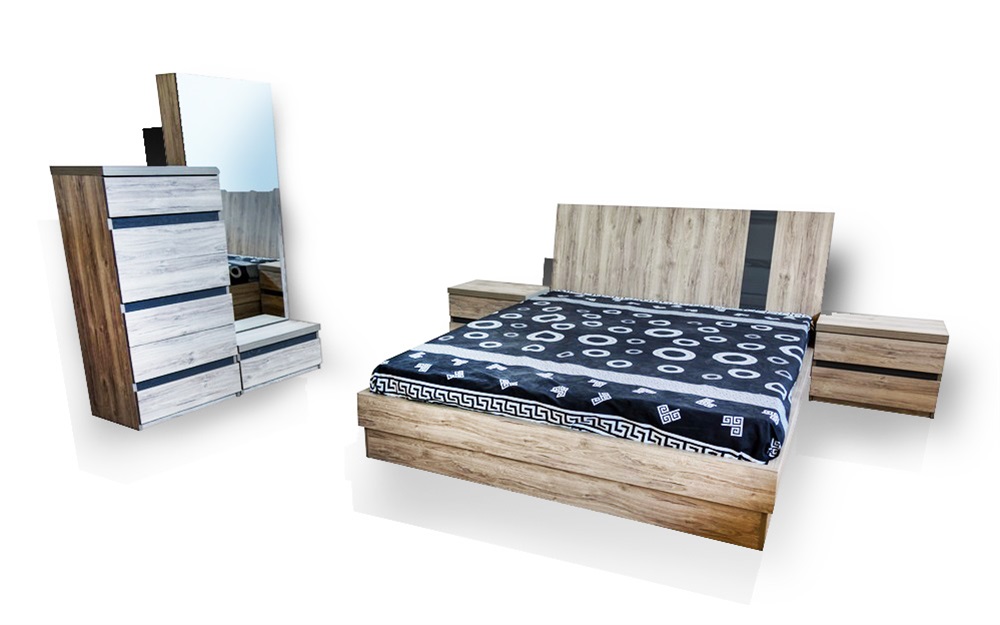 Έπιπλα Τρύφων - ΧΕΡΙ ΞΥΛΟ Σετ Κρεβατοκάμαρας MAGIC 5τμχ με ψηλή τουαλέτα για στρώμα 160Χ200 - ΚΩΔ. 06-02Α