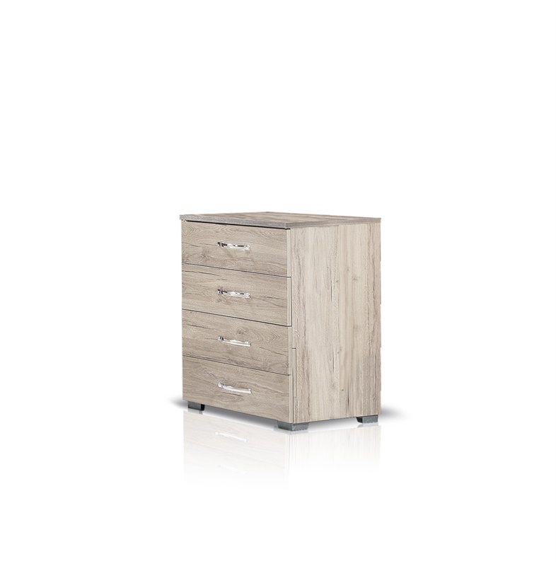 Έπιπλα Τρύφων - ΧΕΡΙ ΞΥΛΟ Συρταριέρα σειρά ΝΕΤ με 4 συρτάρια 60 cm x 73 x 43.5cm