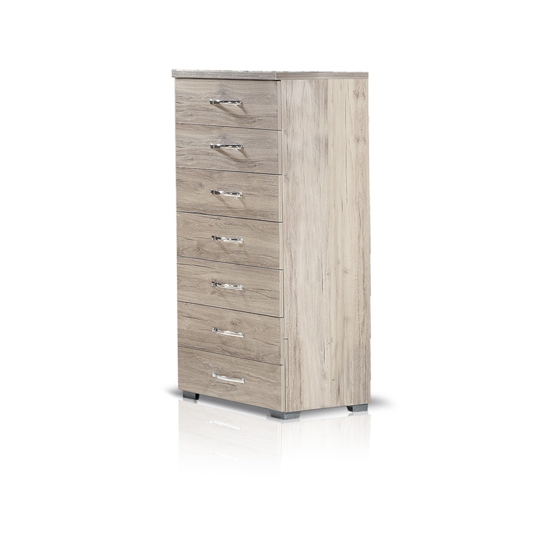 Έπιπλα Τρύφων - ΧΕΡΙ ΞΥΛΟ Συρταριέρα σειρά ΝΕΤ με 7 συρτάρια 60 cm x 124 x 43.5cm-ΚΩΔ. 09-01