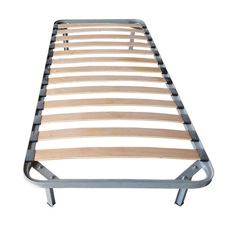 Έπιπλα Τρύφων - Πυκνός σομιές με μεταλλικό σκελετό και πόδια για στρώμα 120x200cm / 31-05a