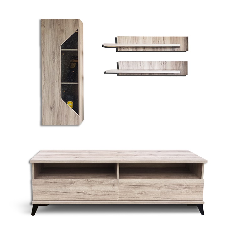 Έπιπλα Τρύφων - ΧΕΡΙ ΞΥΛΟ ΣΥΝΘΕΤΟ TV No113 - ΚΩΔ. 11-24 -- 180cm x 45cm x 200cm ύψος